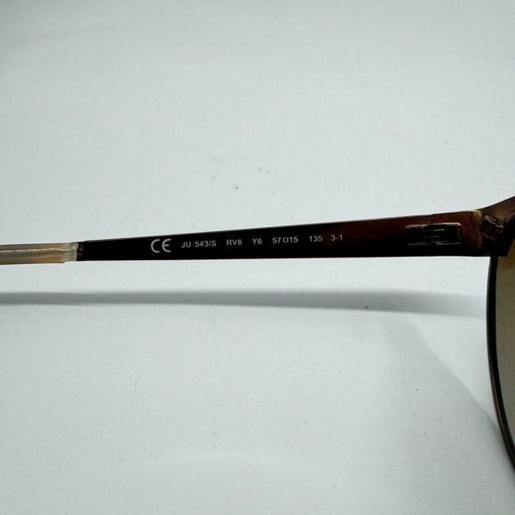 Juicy Couture JU 543/S Rv8 Brown Sunglasses Brown Gradient Lens 57-15-135 H10100 main image 2